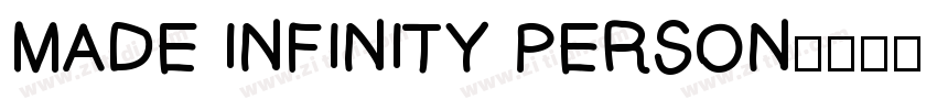 MADE INFINITY PERSON字体转换